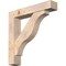Ekena Millwork Funston Block Smooth Bracket w/ Offset Brace, Douglas Fir, 7 1/2"W x 40"D x 40"H BKT0806X40X40FST05SDF - alternate 1